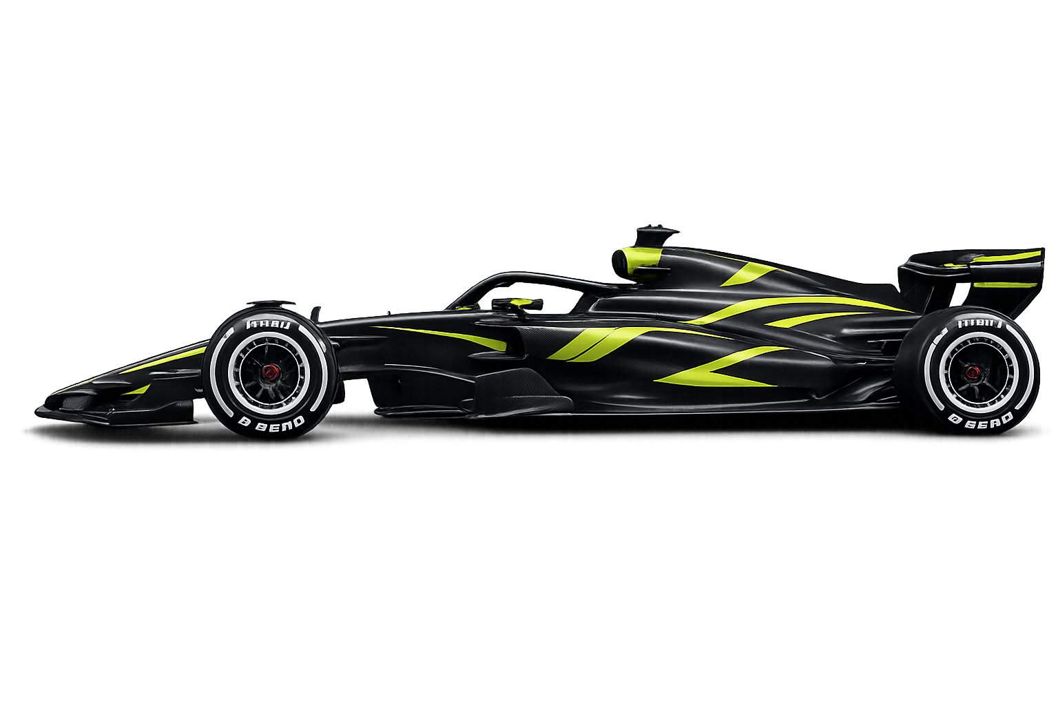 Nexa Racing AX-07 — black-and-lime carbon livery